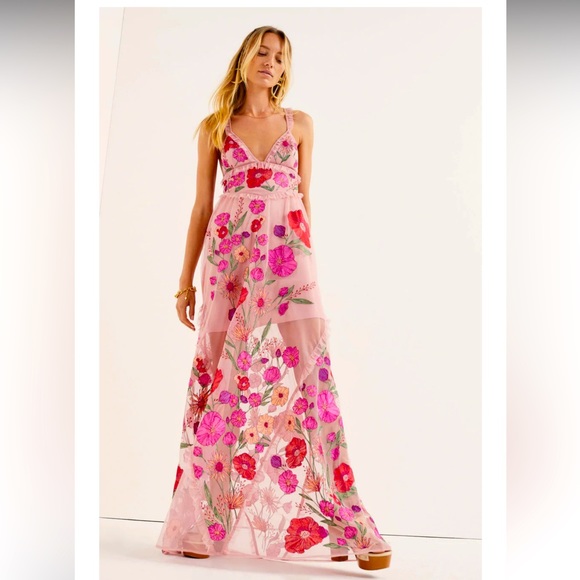 For Love and Lemons Kaylee Maxi Dress - Picture 1 of 6